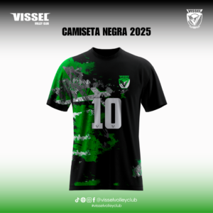 Camiseta negra 2025